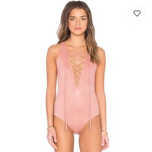 Glamorous Lace up Bodysuit.
